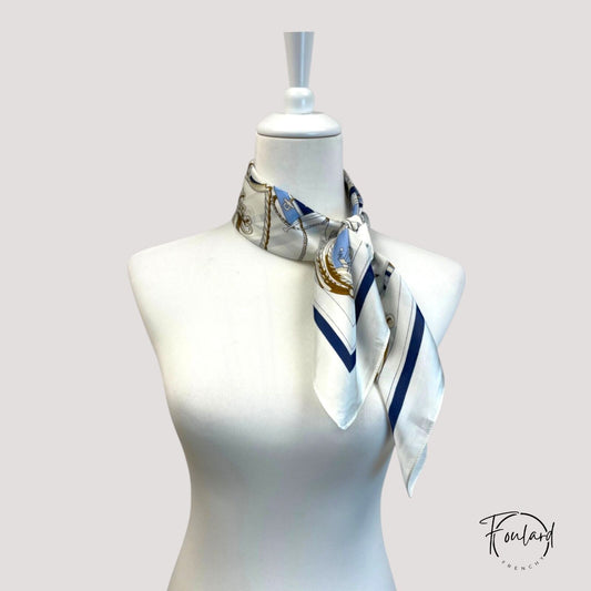 Foulard pour cheveux 70 - Navire de glace