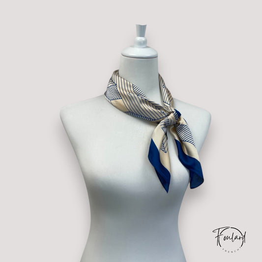 Foulard pour cheveux 70 rose - Liliette