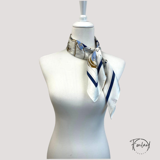 Foulard pour cheveux 70 - Navire de glace