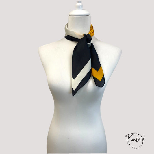 Foulard pour cheveux 70 orange - Elsilda