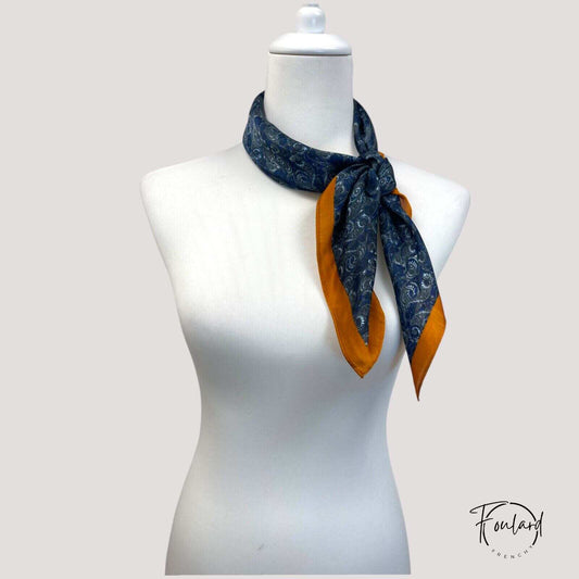 Foulard pour cheveux 70 orange - Héra