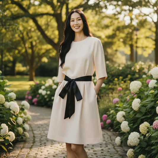 Ceinture Foulard Noire - 190 cm