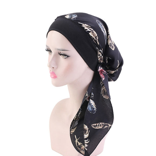 Le foulard chimio LUCILLE de chez foulard frenchy, pour femme, foulard cheveux à usage mode ou chimio
