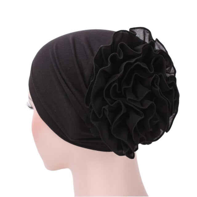 Foulard bonnet chimio noir - Néolise
