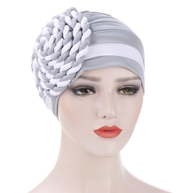 Foulard bonnet chimio gris - Marinière
