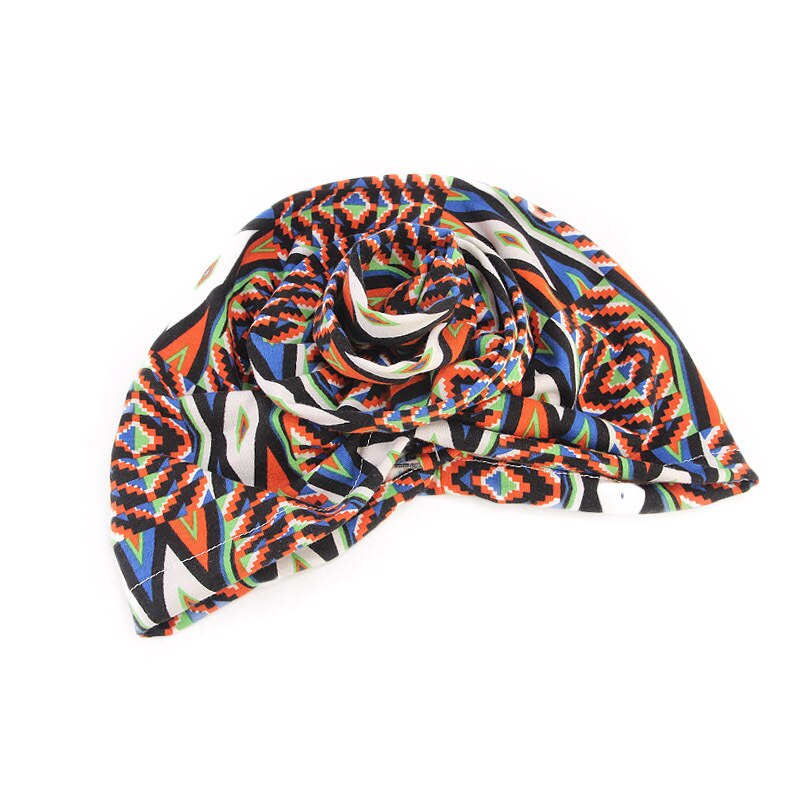 Foulard turban chimio orange - Exianne